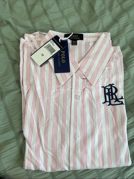 Polo Ralph Lauren Tops - Polo by Ralph Lauren Pink & White Striped Button-Down Shirt